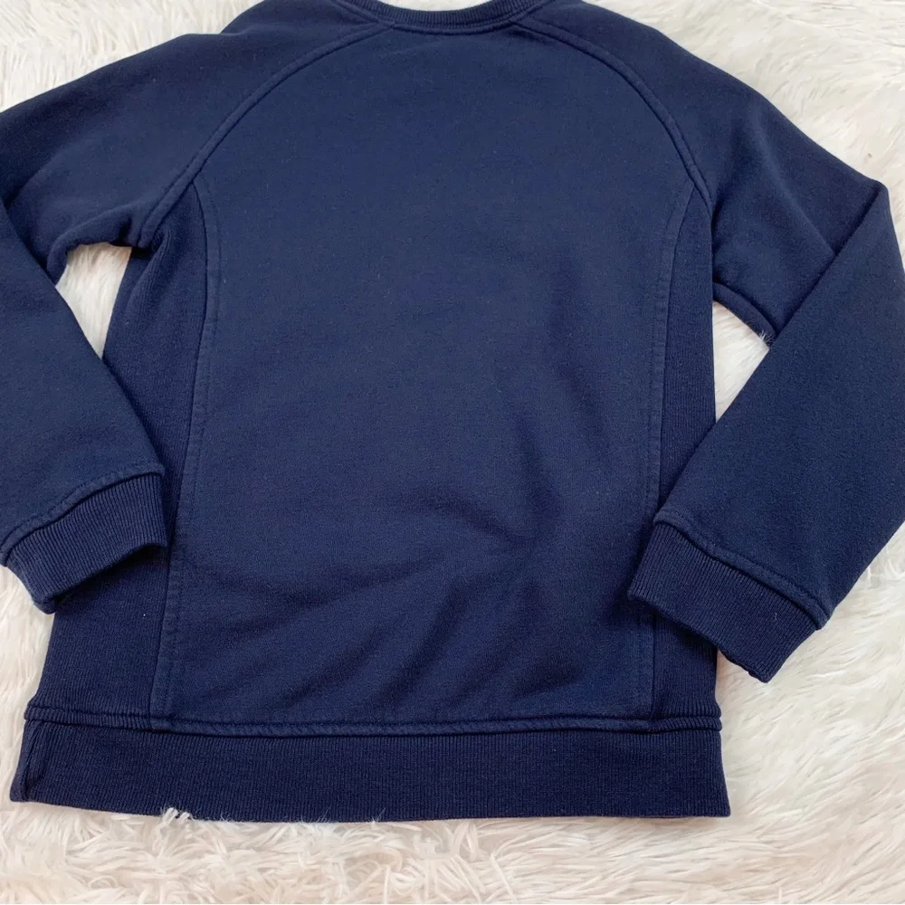 Class Club boy's long sleeve crew neck pullover sweatshirt in navy blue‎